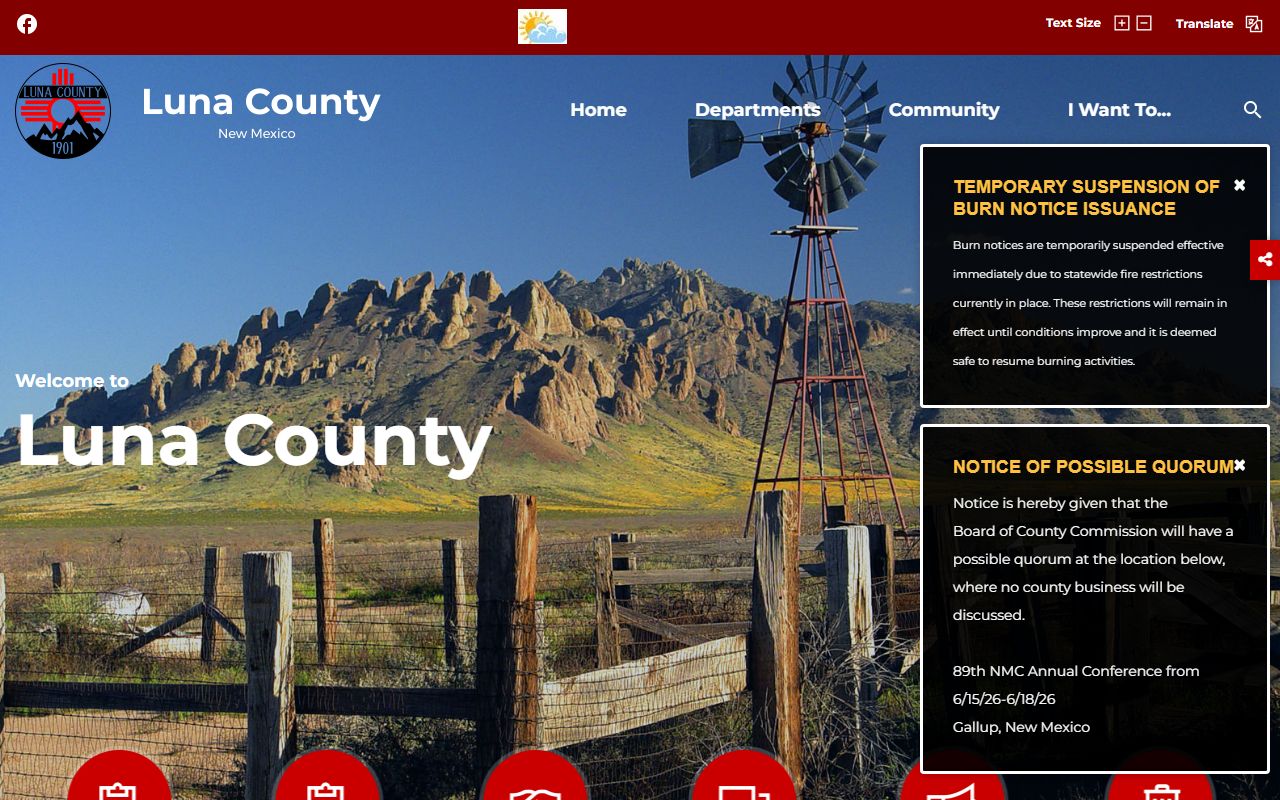 Luna County District Court Clerk county government records access