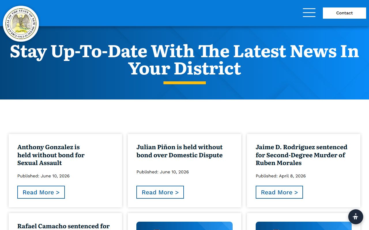Luna County criminal court records and Sixth Judicial District Attorney news index